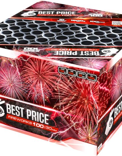 Kompaktný ohňostroj Best Price 100 rán 30 mm - Klásek