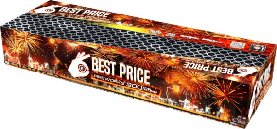 Kompaktný ohňostroj Best Price Wild Fire 300 / 25 mm - Klásek